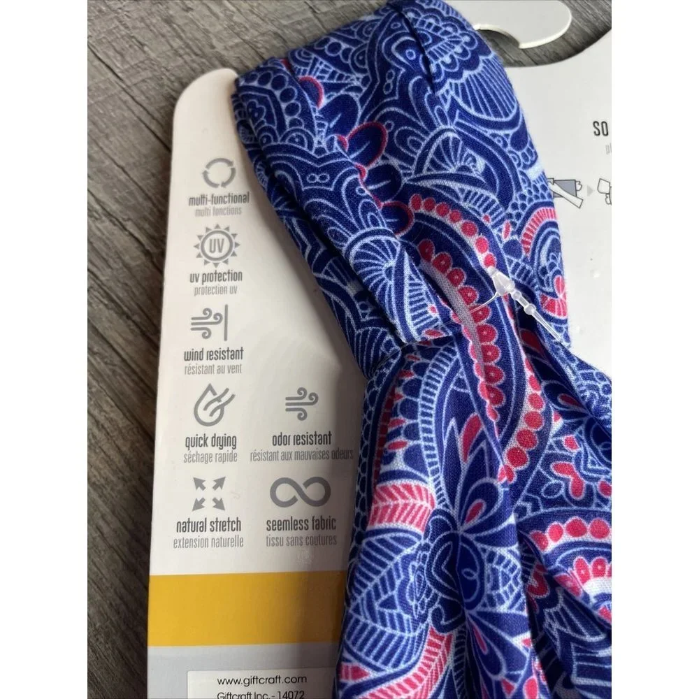 Snug Scarf Outdoor Multi-functional Hiking Packable UV Protection Lot‎ of 2 NEW
